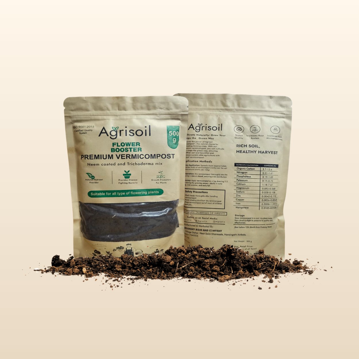Agrisoil Flower Booter Premium Vermicompost 500g - Image 6